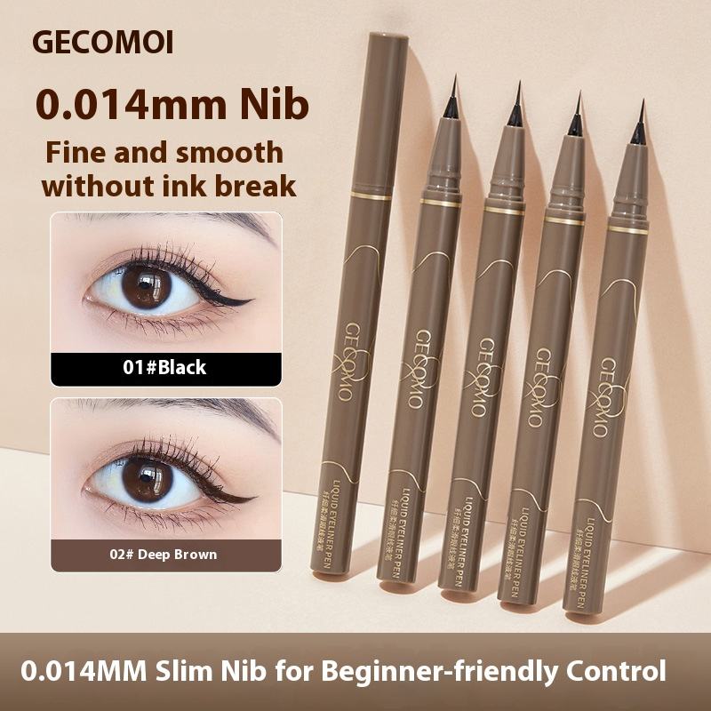 Black and brown eyeliner